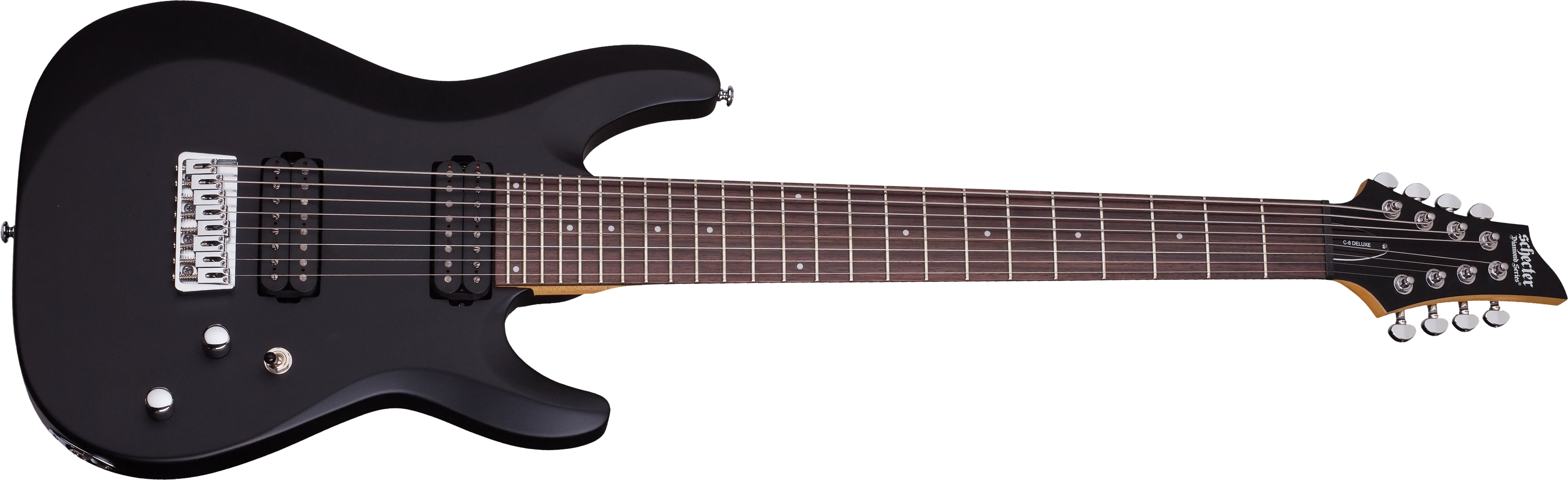 schecter C-8 Deluxe Satin Black